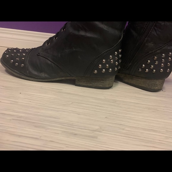 Club Couture Studded Boots - Picture 6 of 9